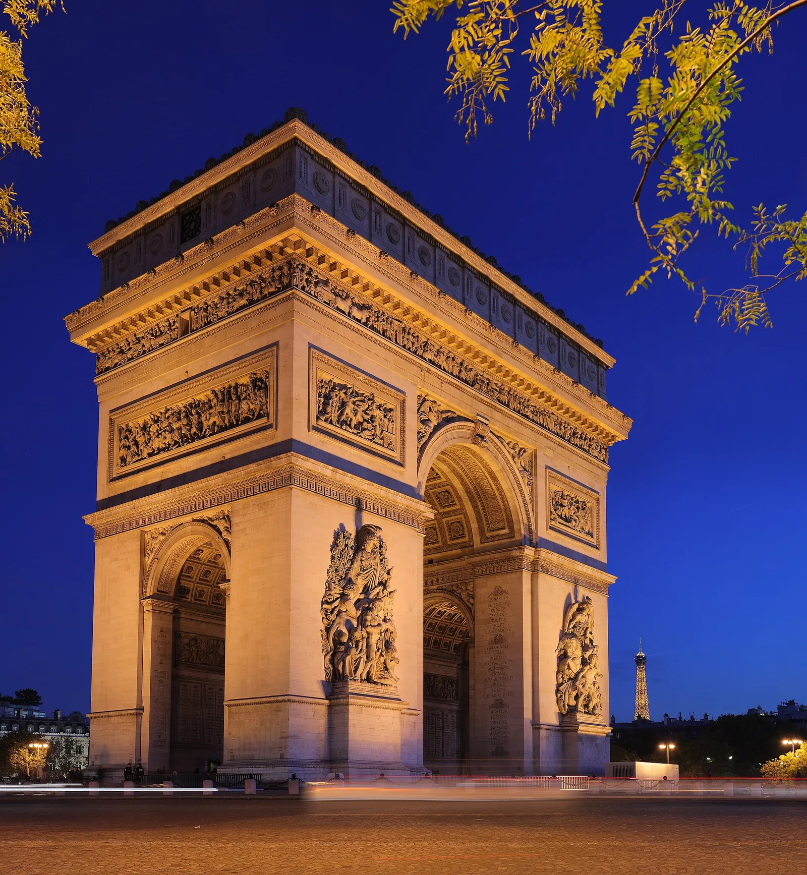 The Arc de Triomphe in Paris, a triumphal arch (file photo).
