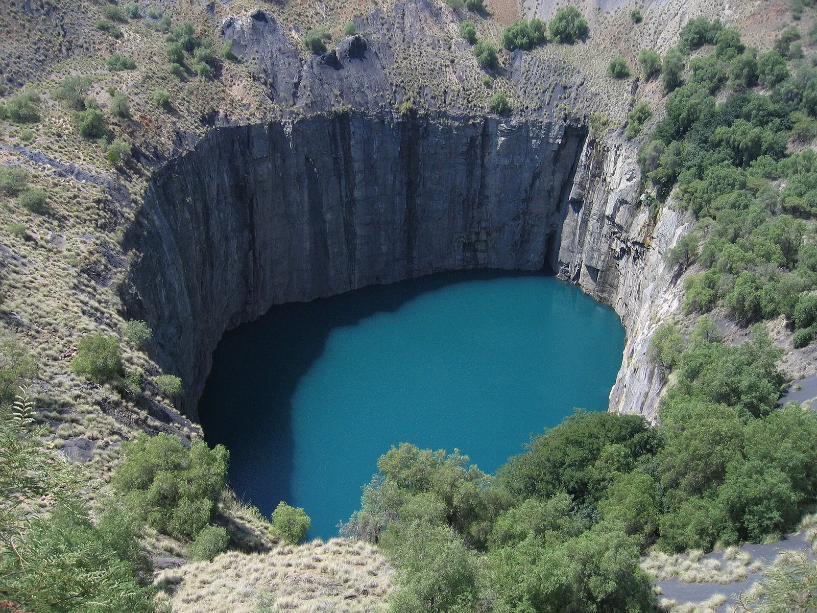 The Big Hole, a historic diamond mine in Kimberley, South Africa