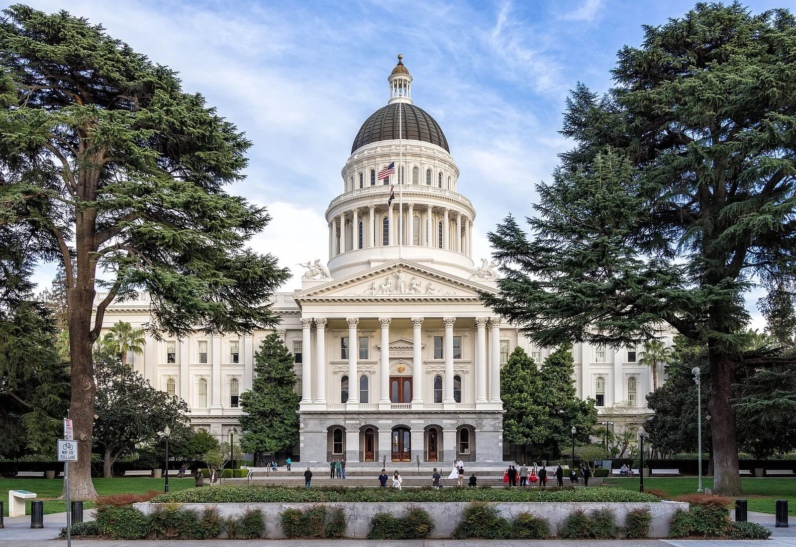 The California State Capitol in Sacramento.