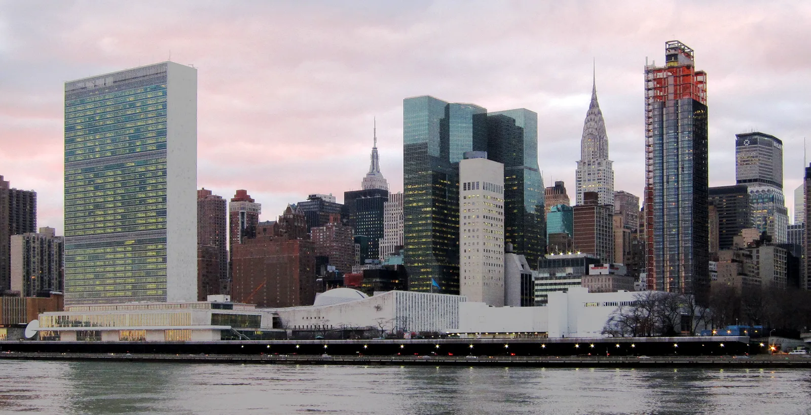 The United Nations headquarters in New York.