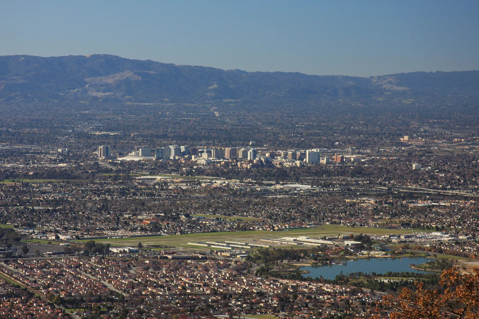The downtown San Jose skyline.