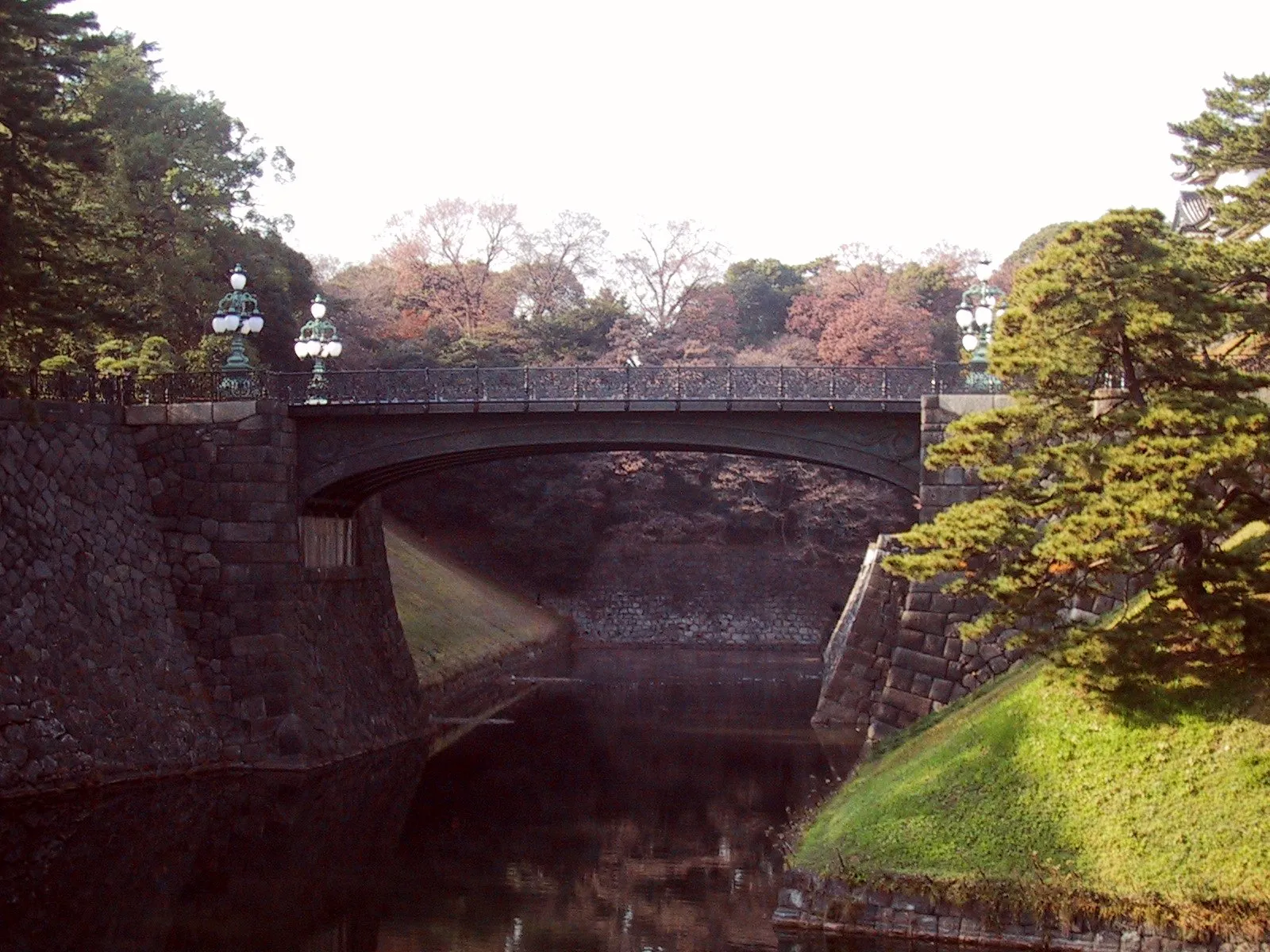 The Nijubashi bridge at the Imperial Palace in Tokyo