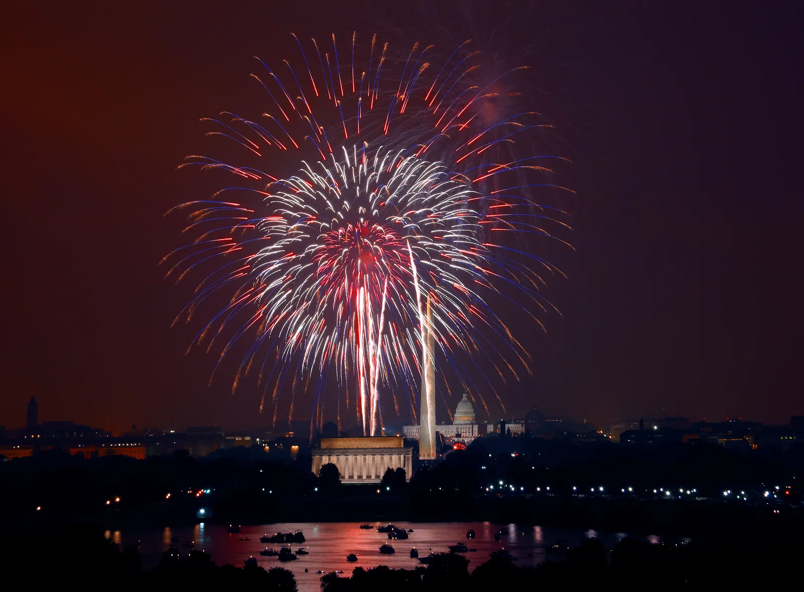 A Fourth of July fireworks display (file photo).