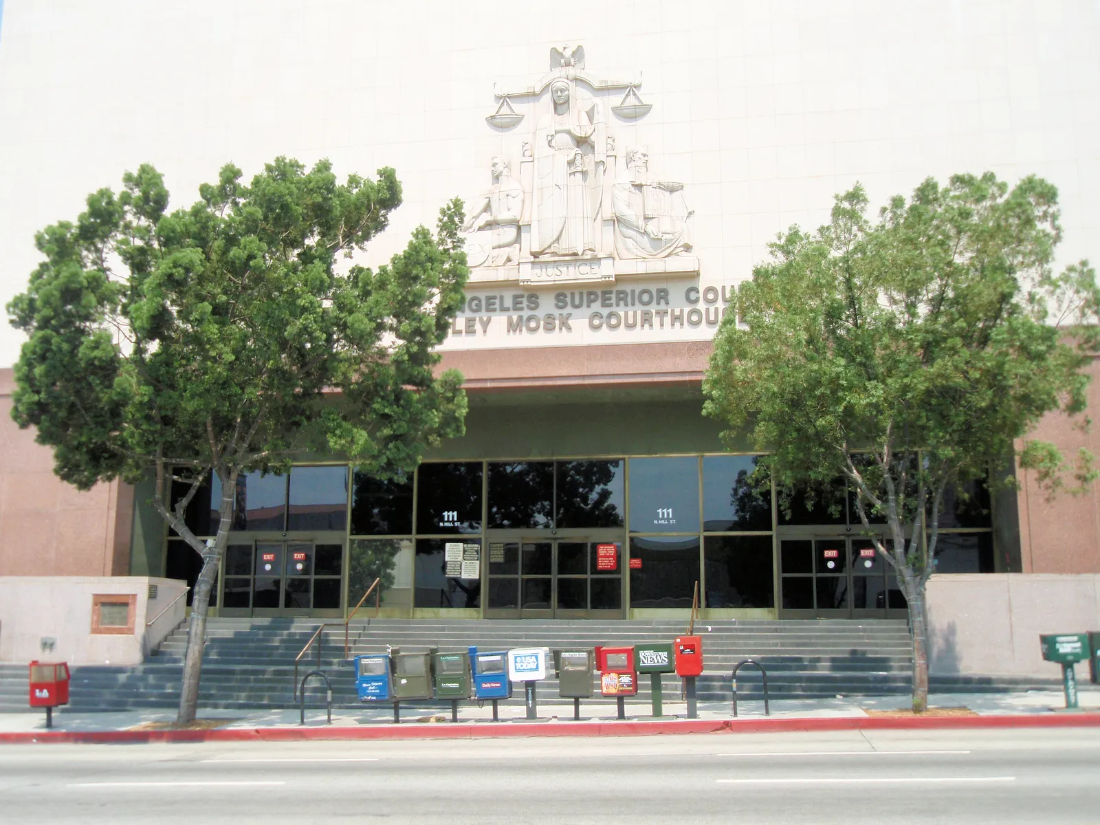 The Stanley Mosk Courthouse in Los Angeles.