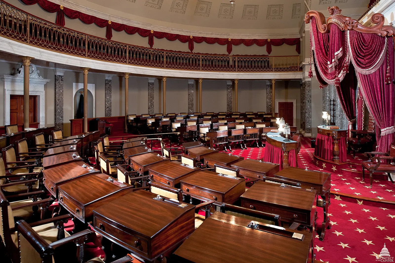 The Old Senate Chamber at the U.S. Capitol.
