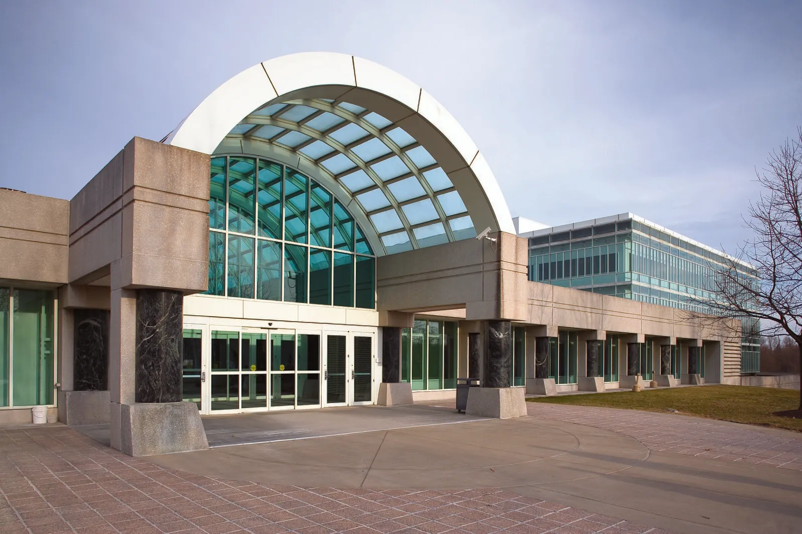 The CIA headquarters building in Langley, Virginia.