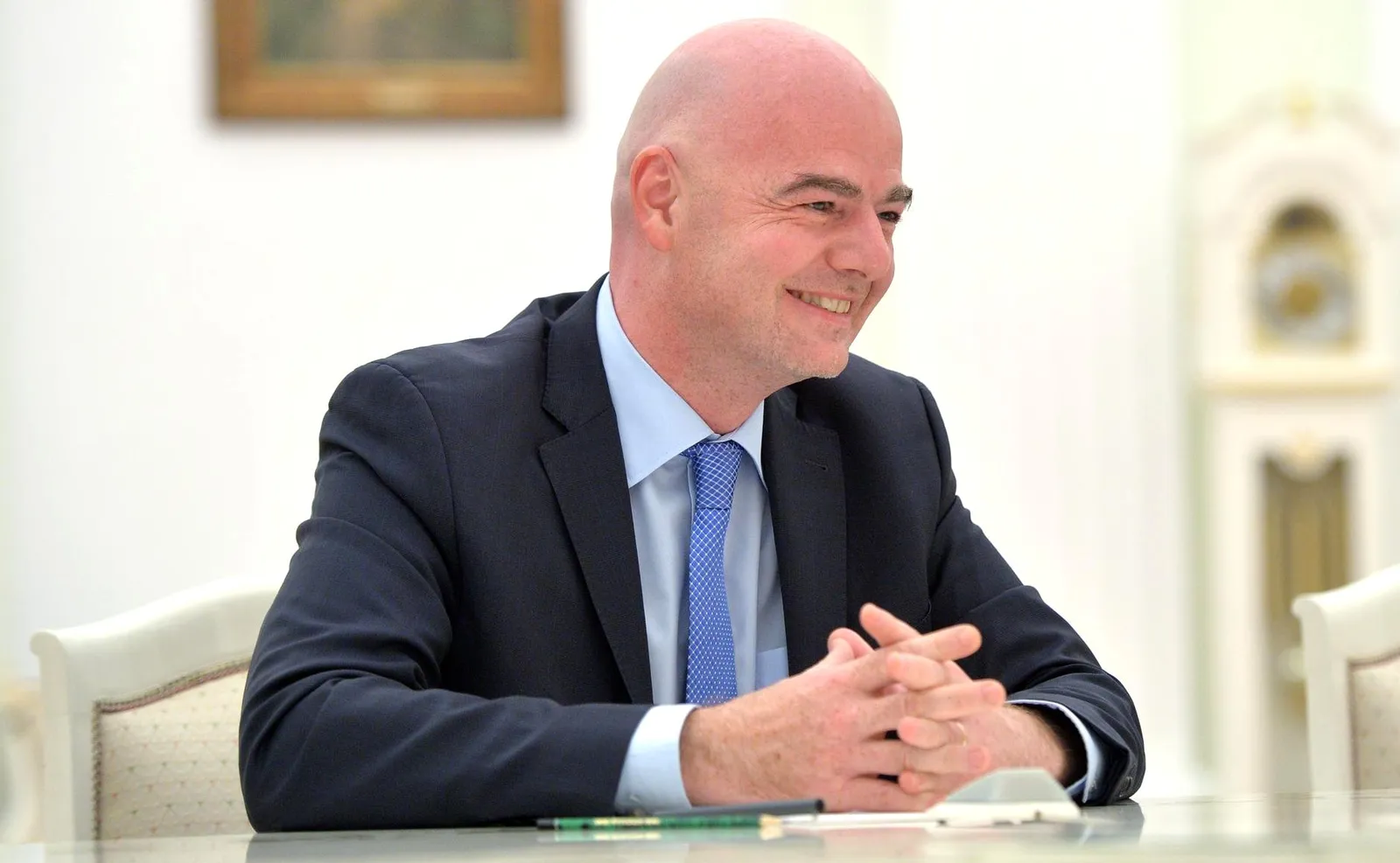Gianni Infantino, the president of FIFA