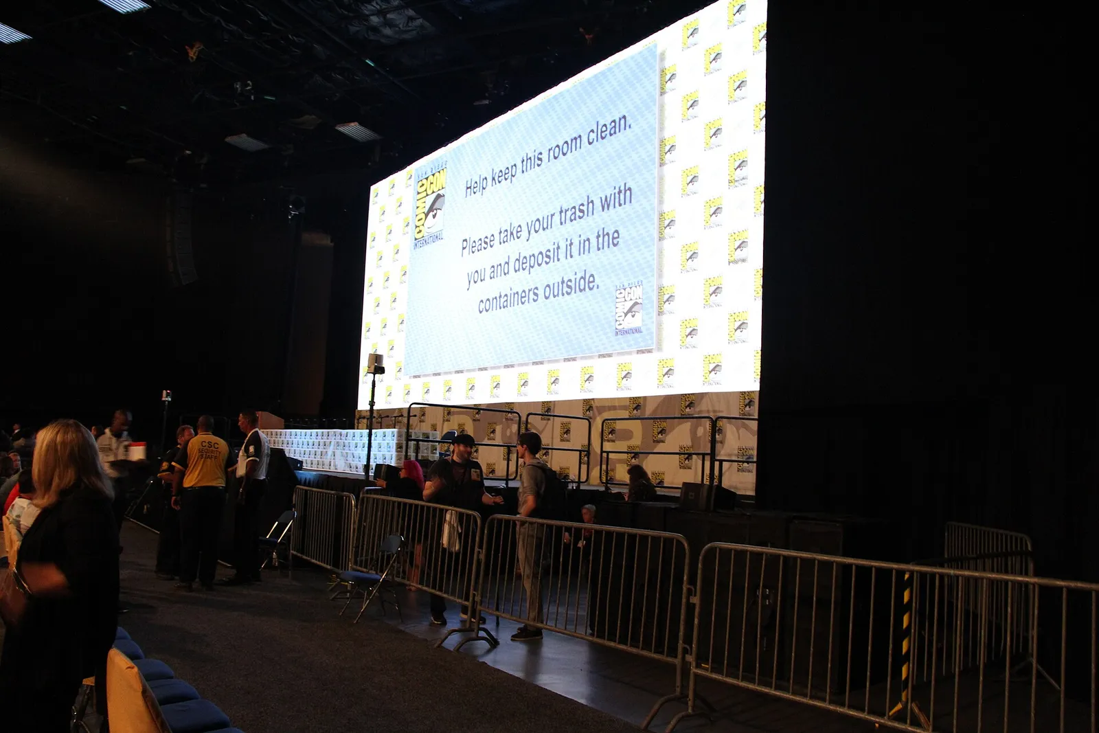 A hall at San Diego Comic-Con