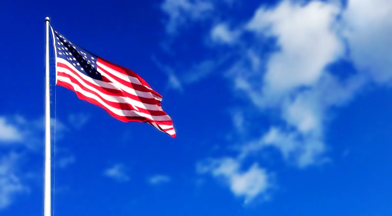 An American flag.