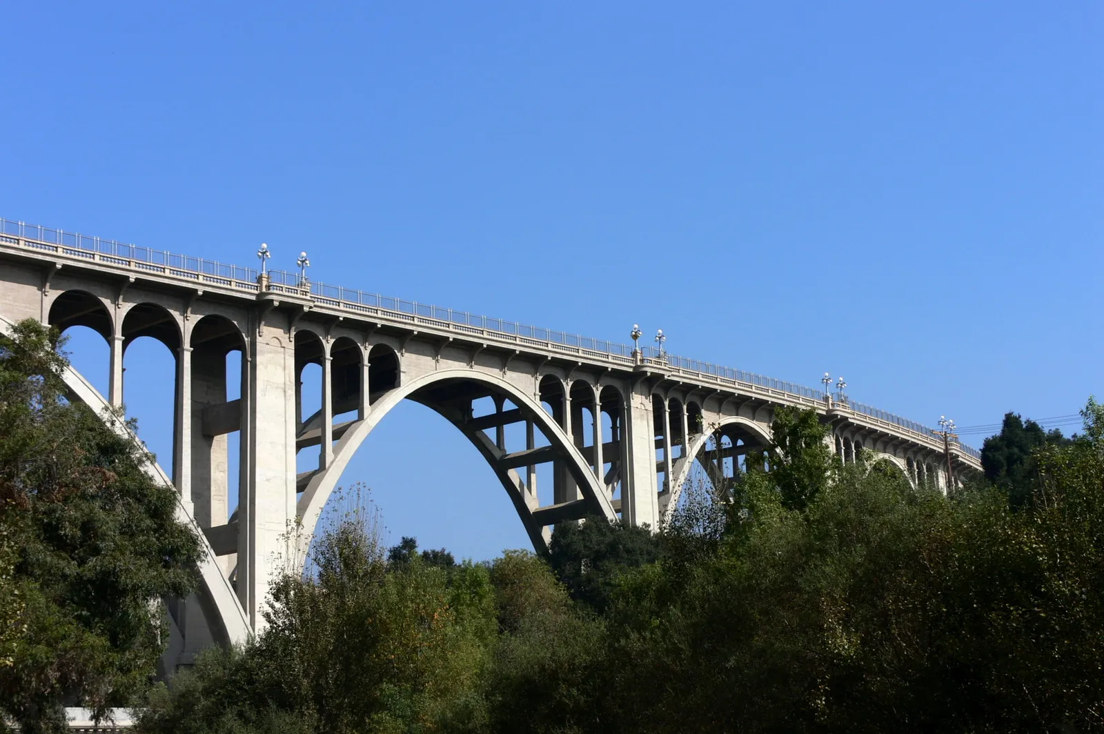 The Colorado Street Bridge in Pasadena.