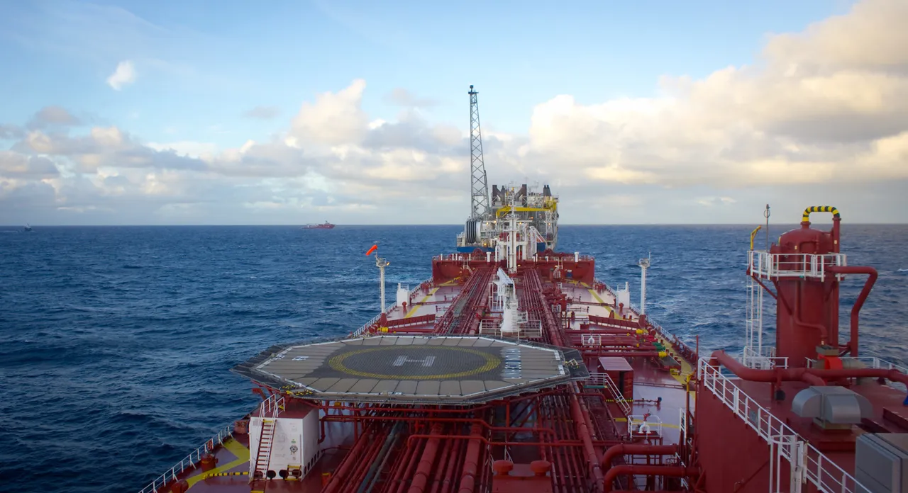 An oil tanker at sea (file photo).