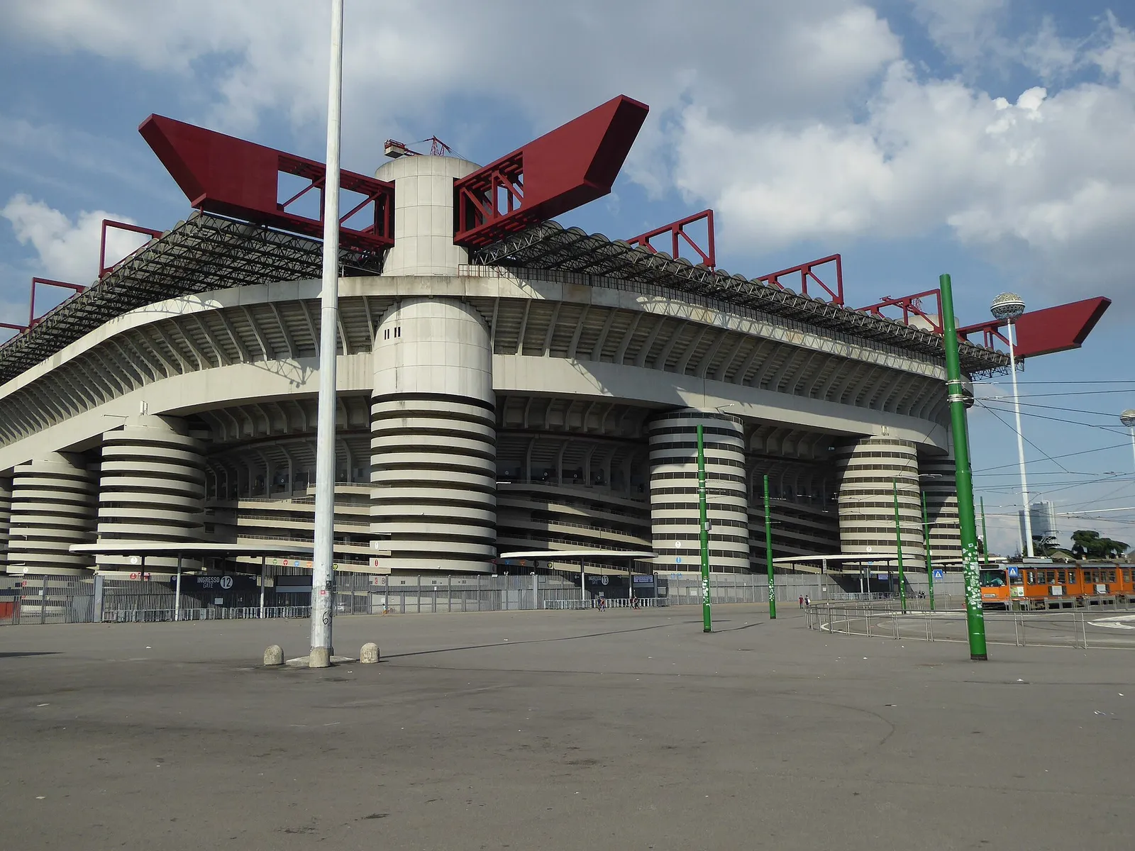 The Stadio Giuseppe Meazza, known as San Siro, in Milan