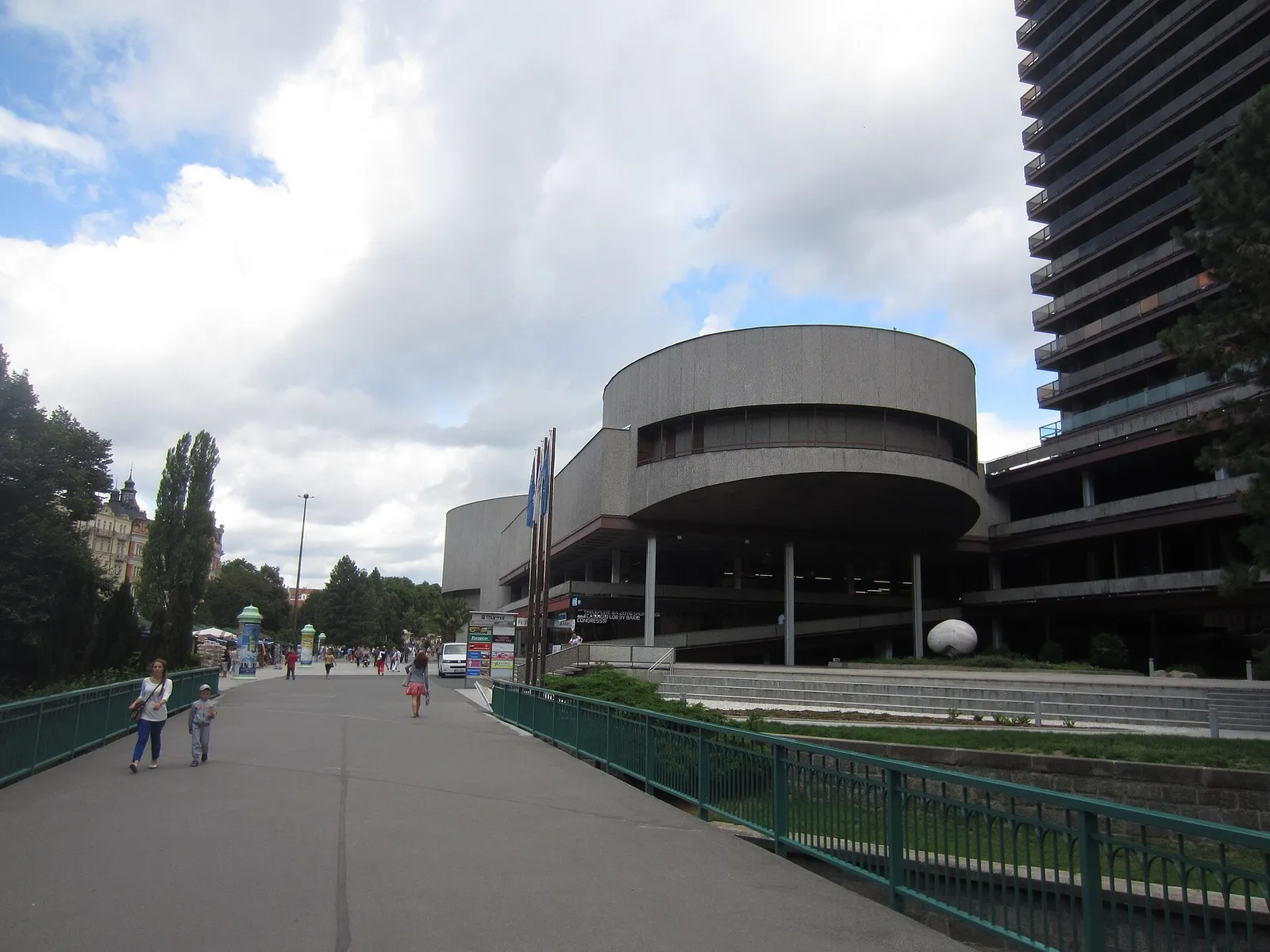 The Hotel Thermal, the main venue of the Karlovy Vary International Film Festival.