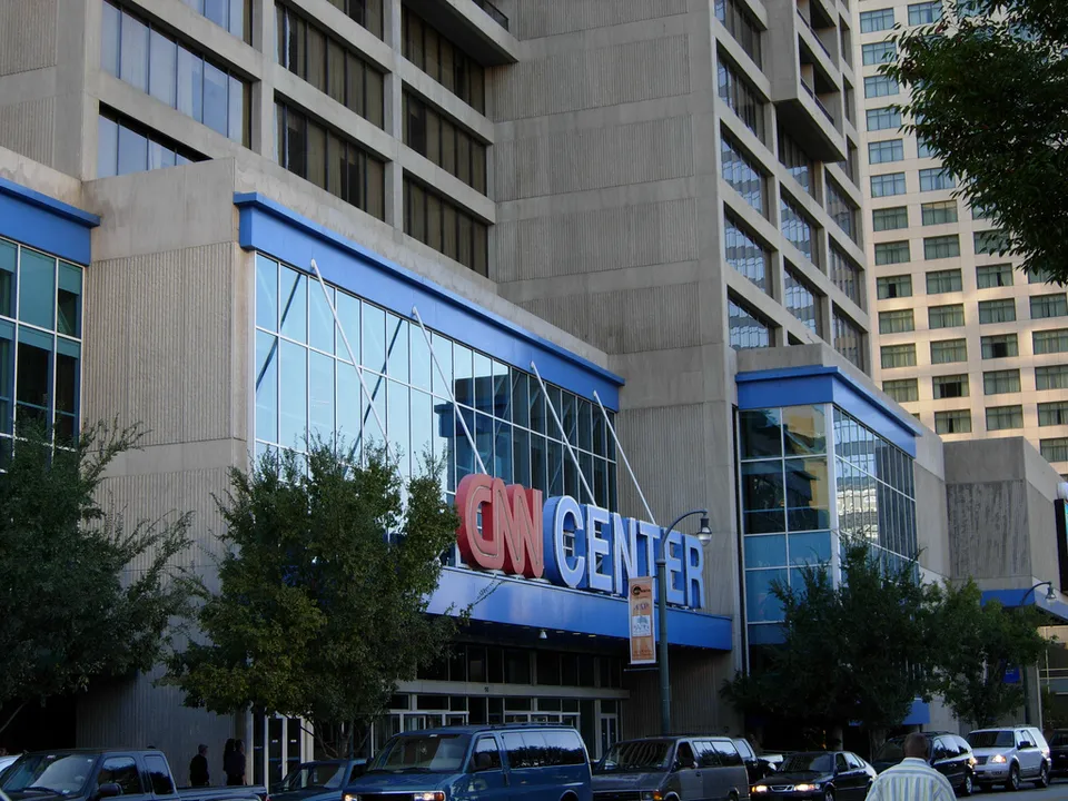 The CNN Center in Atlanta.