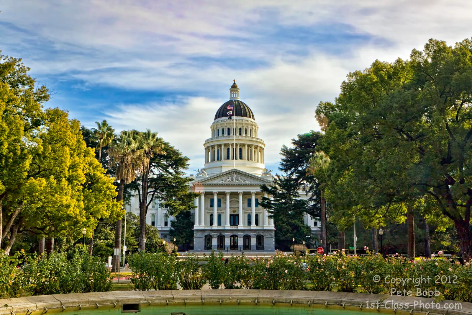 The California State Capitol in Sacramento.