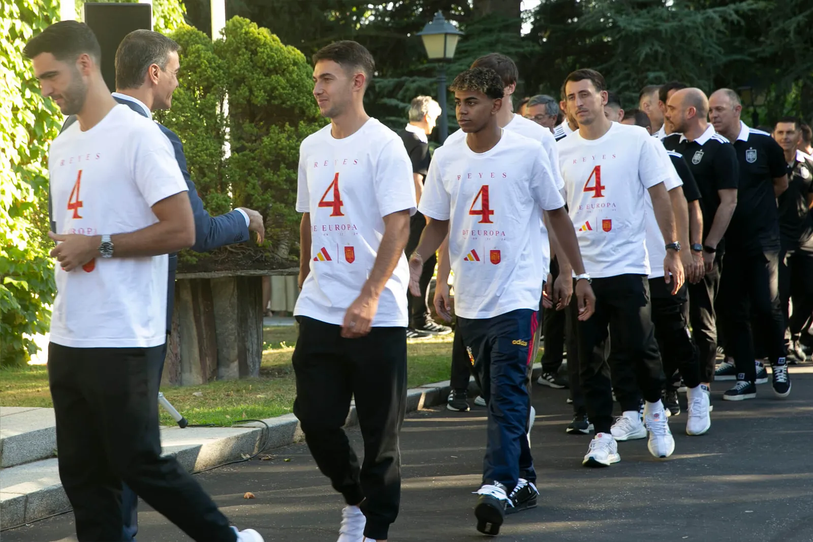 Players of Spain's national team (file photo).