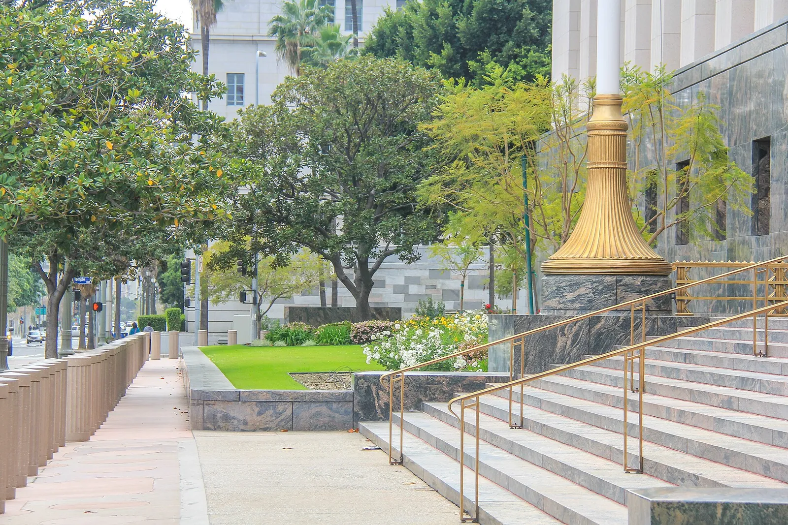 The historic U.S. Court House and Post Office on North Spring Street in downtown Los Angeles.
