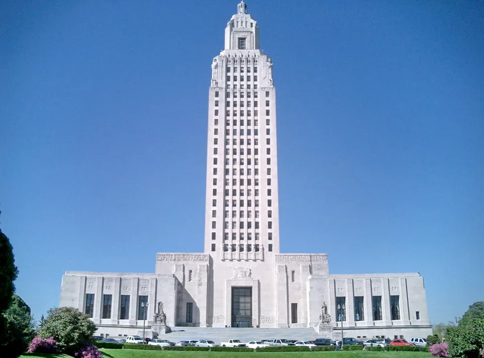The Louisiana State Capitol in Baton Rouge.