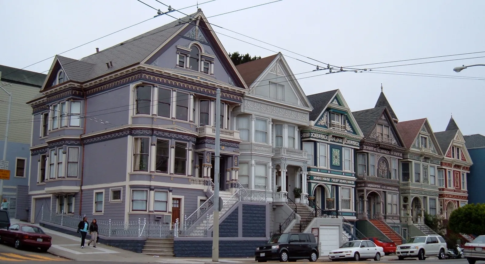 Victorian houses in San Francisco (file photo).