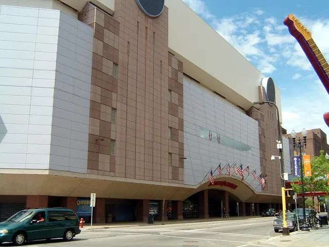 Target Center, home of the Minnesota Timberwolves, in Minneapolis