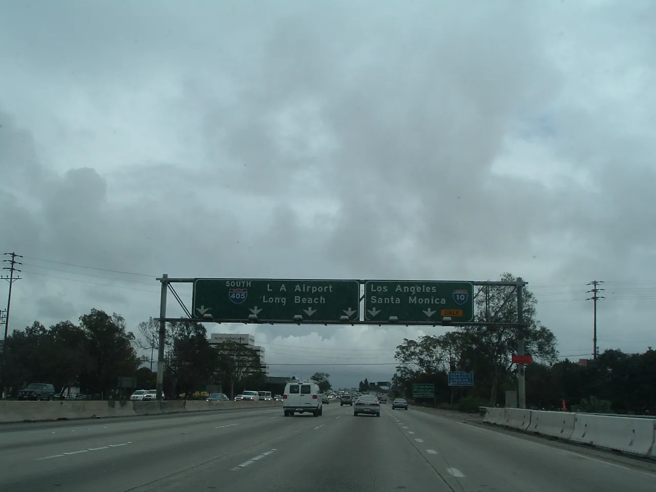 The 405 Freeway in Los Angeles.