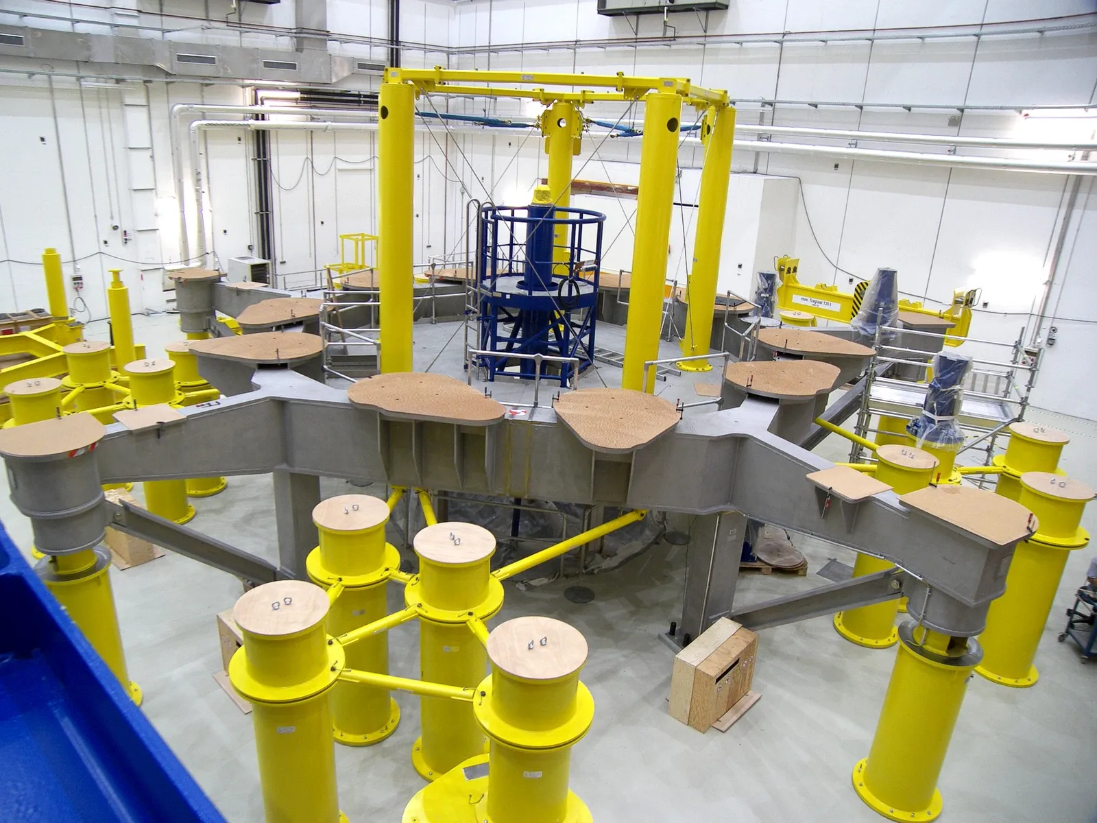 The Wendelstein 7-X stellarator, an experimental fusion device in Germany (file photo).