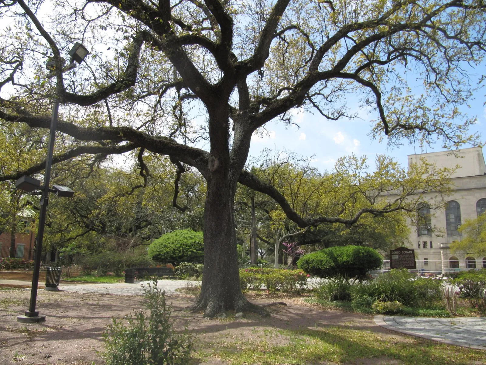 Congo Square in Louis Armstrong Park, New Orleans.