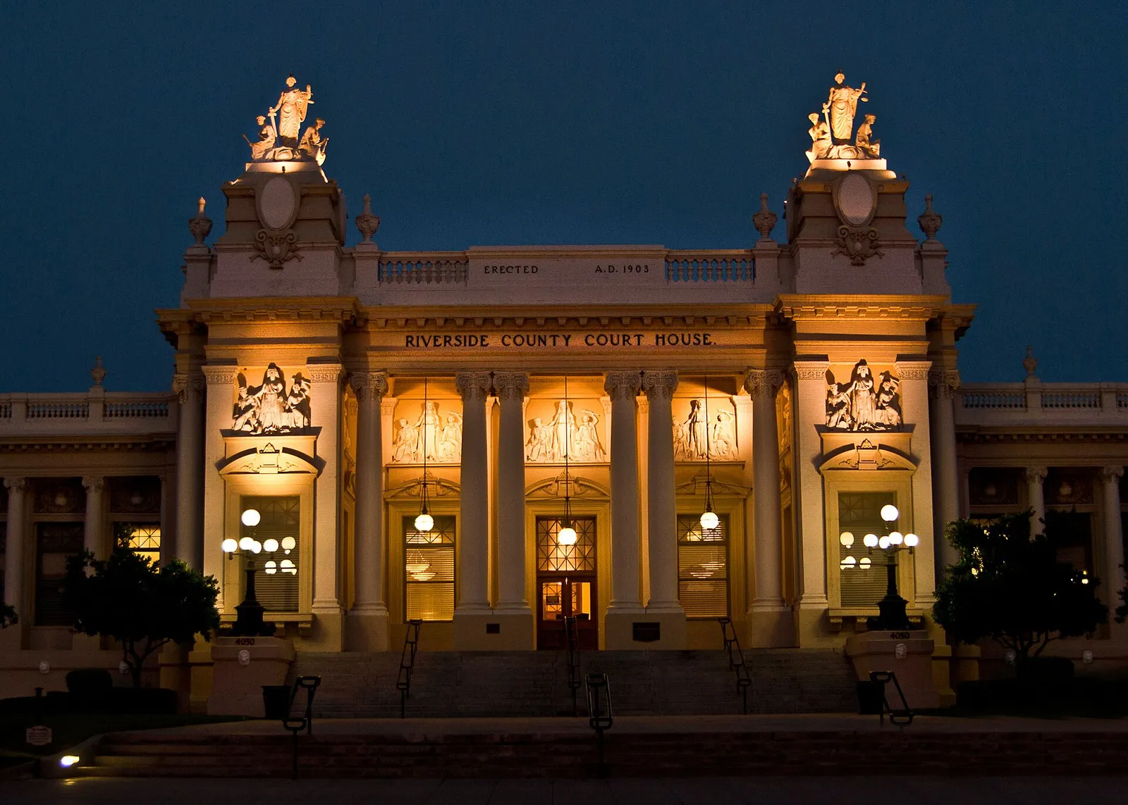 The Riverside County Courthouse