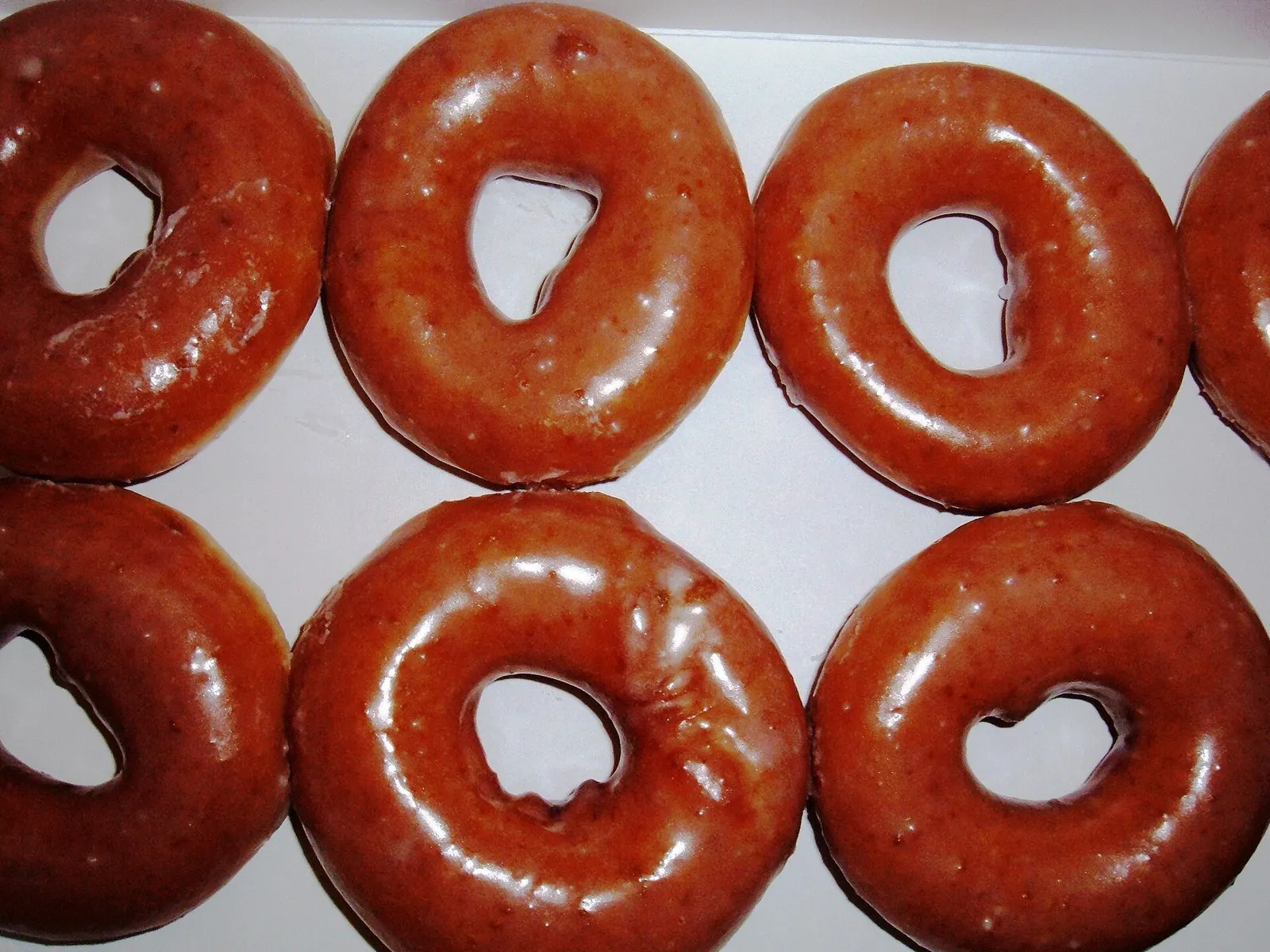 A box of Krispy Kreme Original Glazed doughnuts