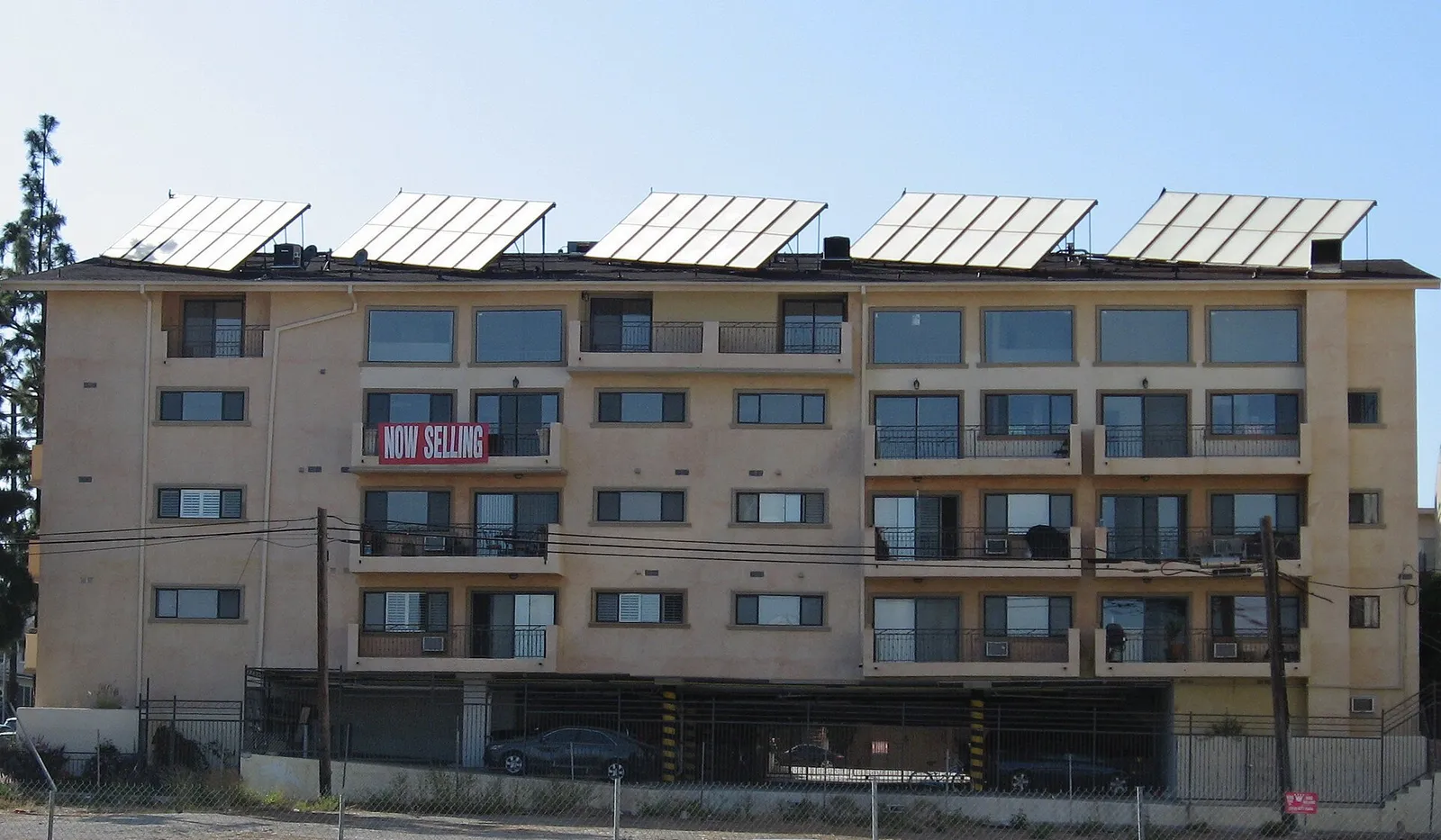 An apartment building
