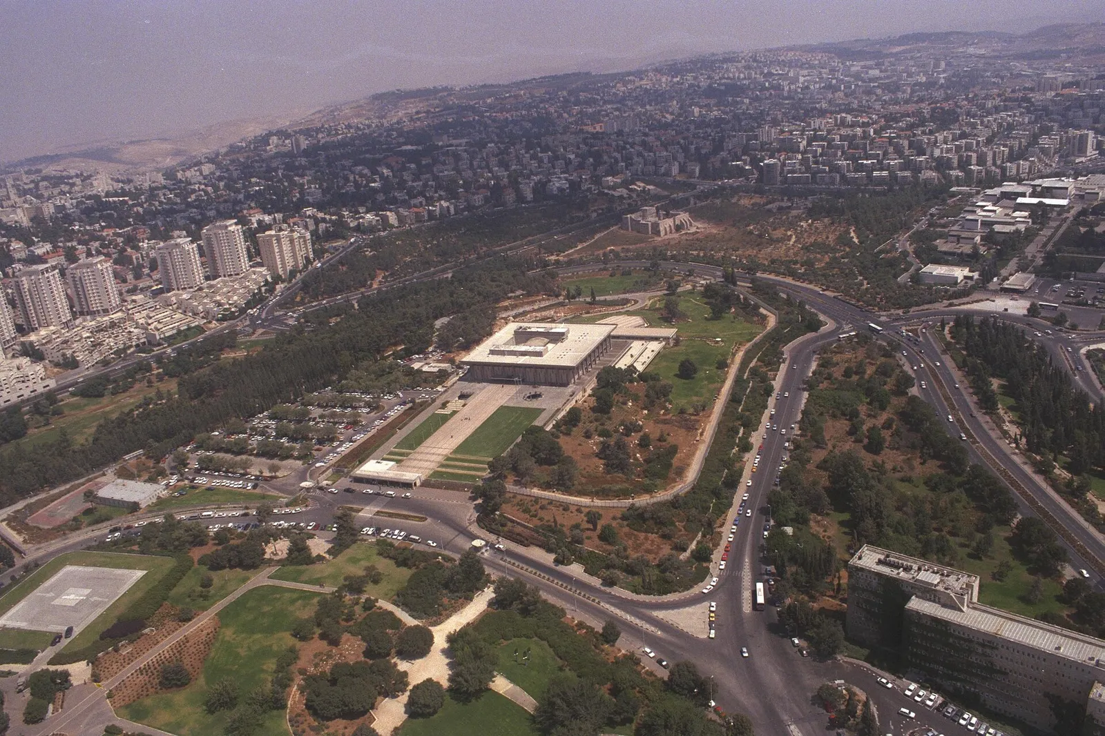The Knesset, Israel's parliament, in Jerusalem