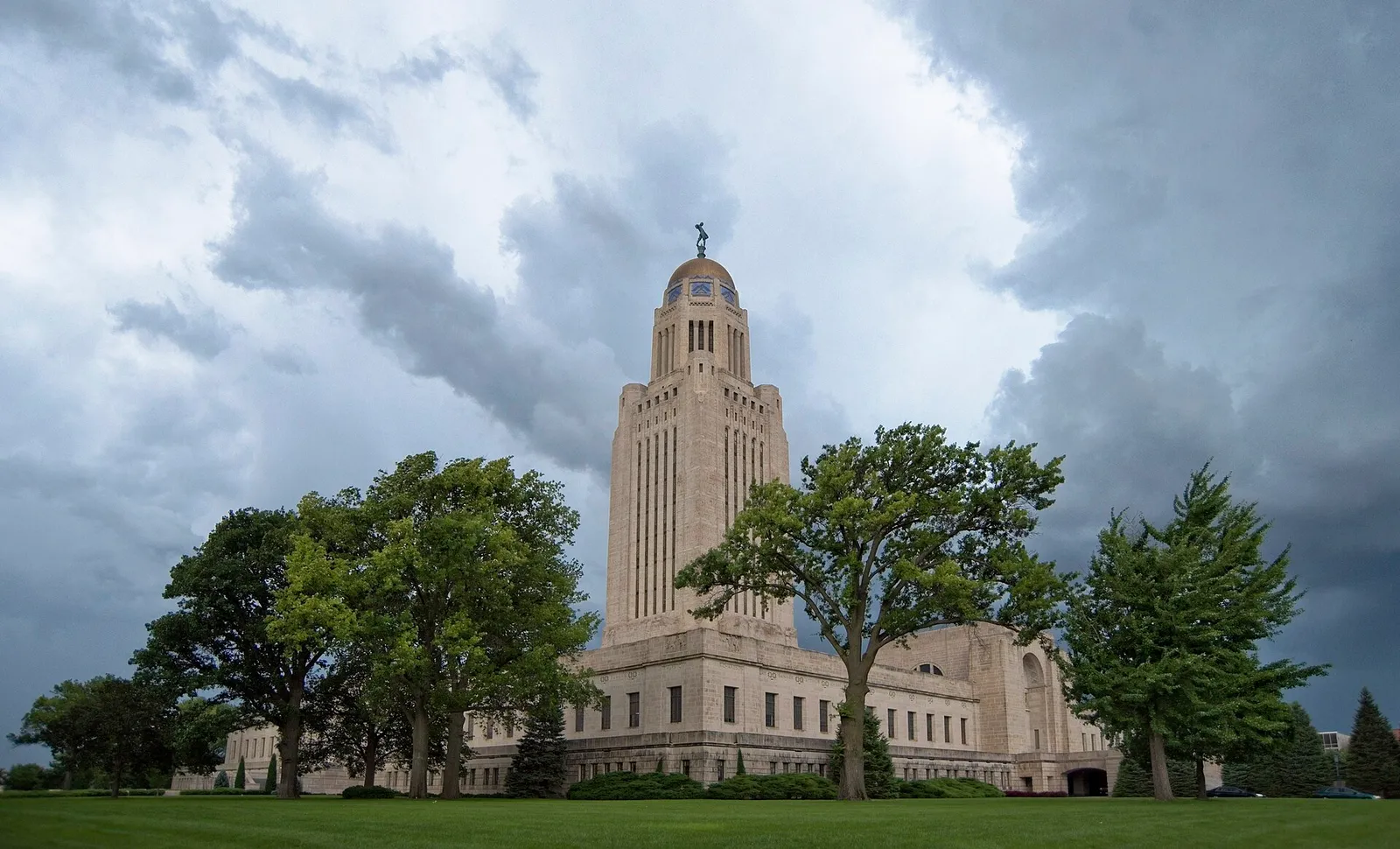 The Nebraska State Capitol in Lincoln