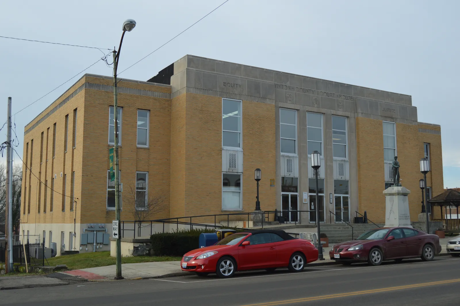 The Vinton County Courthouse in Ohio.