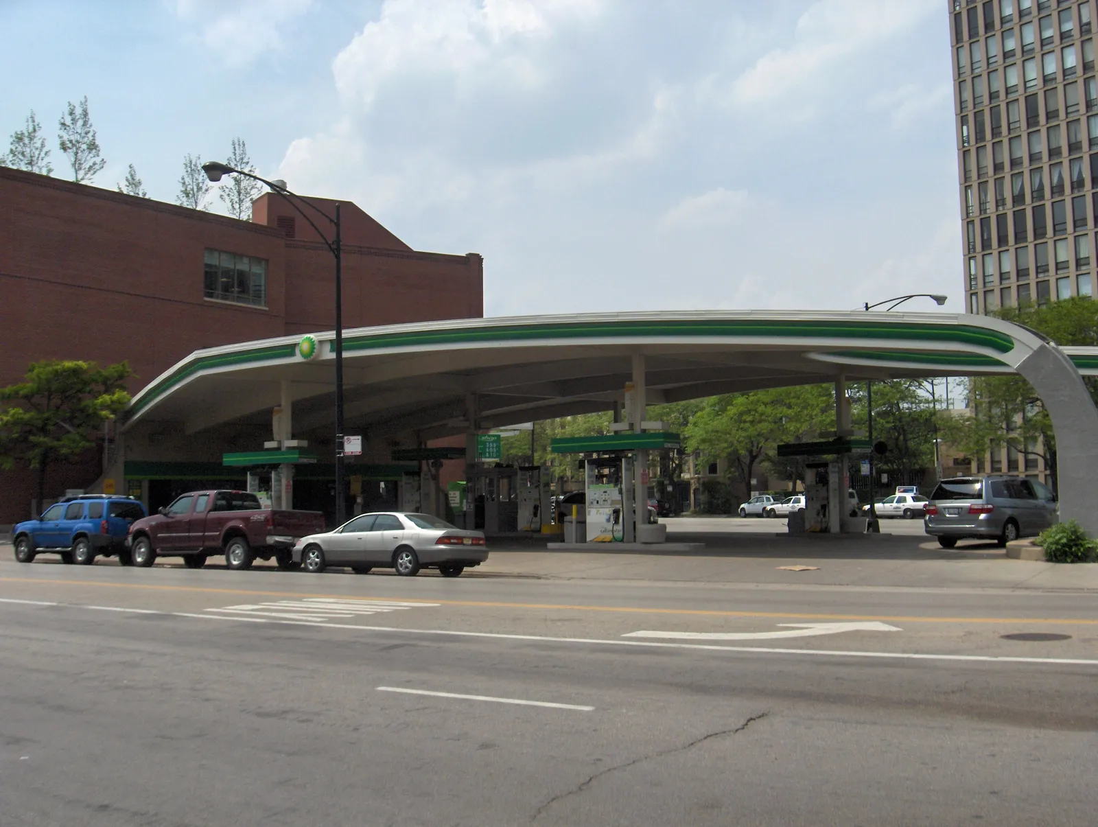 A gas station fuel pump.