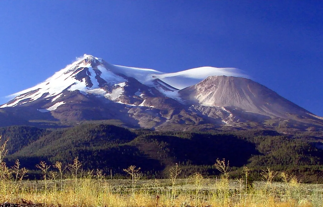 Mount Shasta in Northern California.