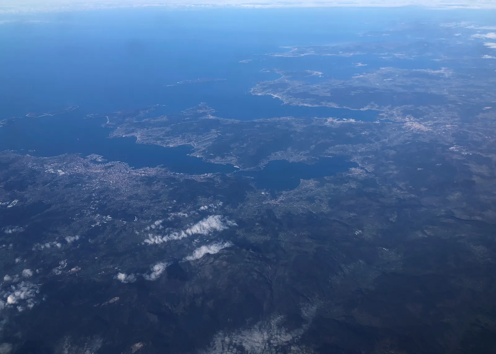 The city of Vigo in Galicia, Spain, where much of 'Romería' is set.