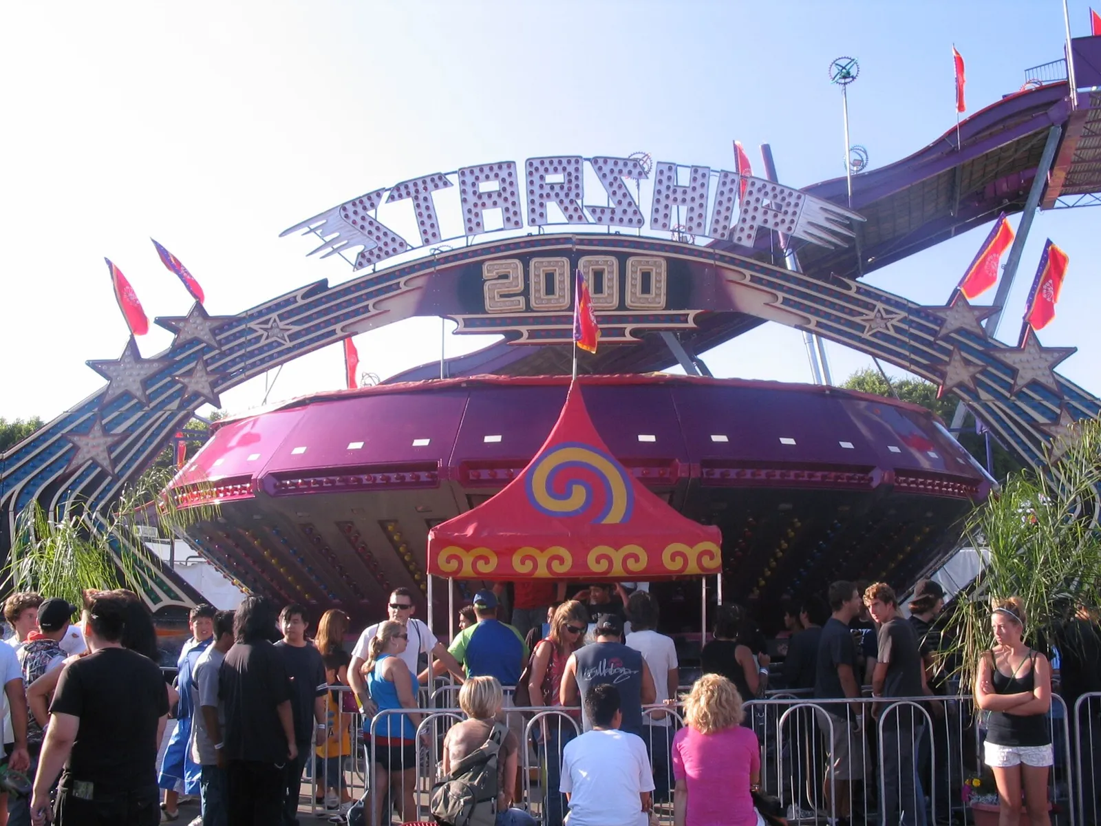 A ride at the Orange County Fair in Costa Mesa